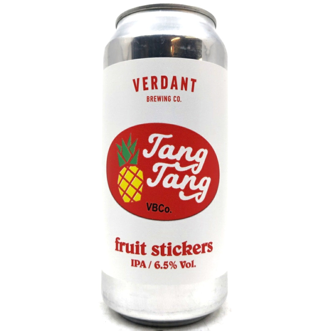 Verdant Fruit Stickers IPA 6.5% (440ml can)-Hop Burns & Black