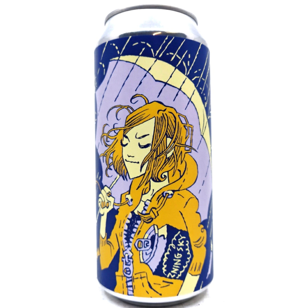 Burning Sky x Track When it Rains It Pours West Coast IPA 6% (440ml can)-Hop Burns & Black