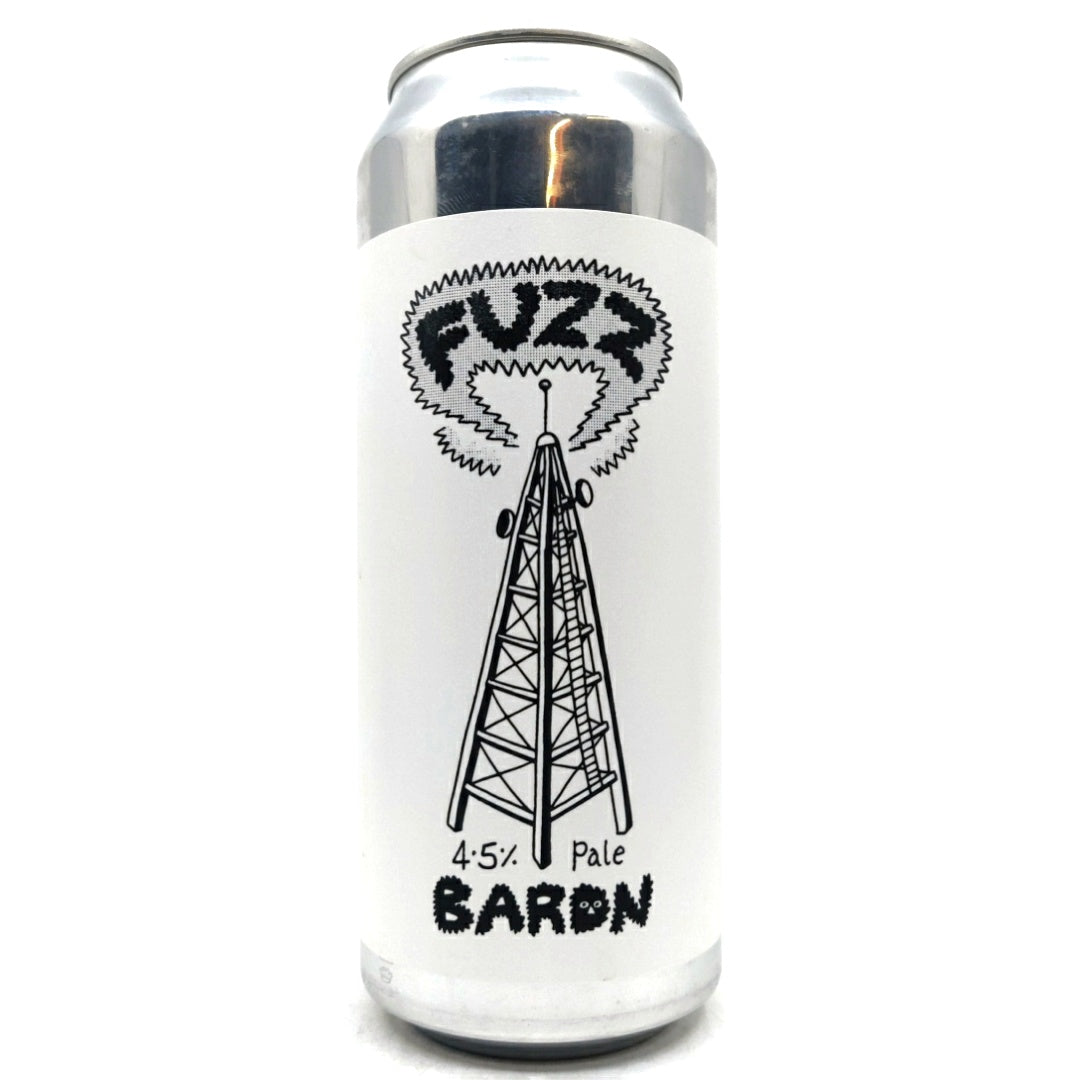 Baron Brewing Fuzz Pale Ale 4.5% (500ml can)-Hop Burns & Black