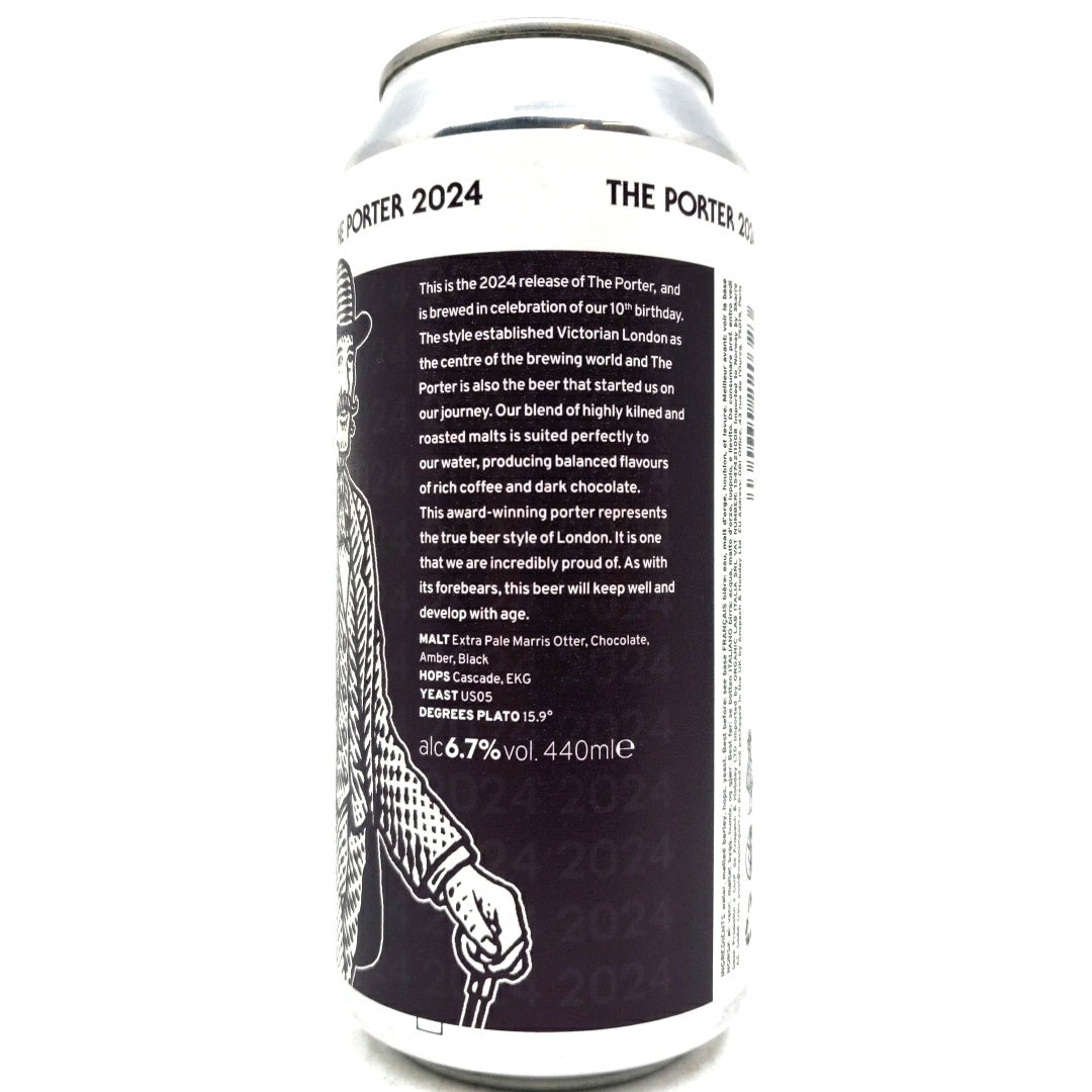 Anspach & Hobday The Porter 6.7% (440ml can)-Hop Burns & Black
