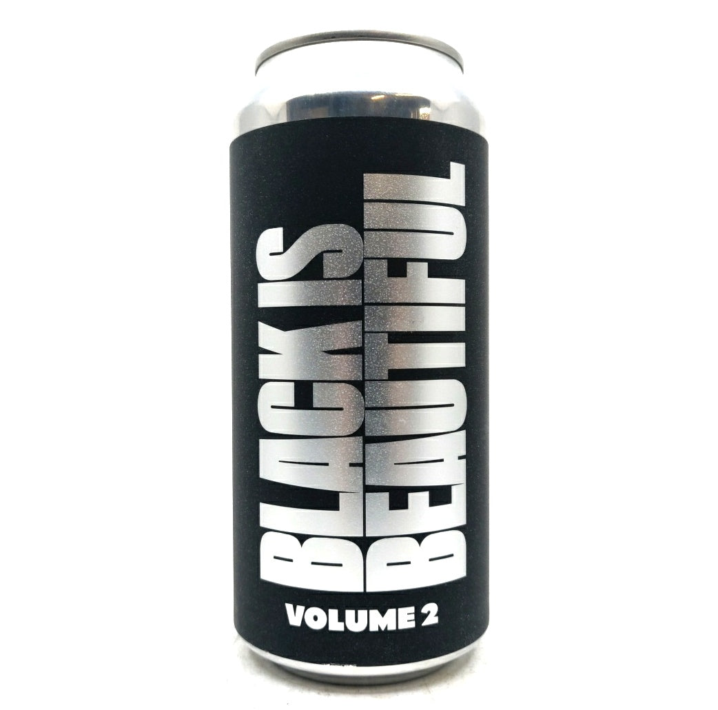 Omnipollo Black Is Beautiful Vol.2 IPA 7.5% (440ml can)-Hop Burns & Black
