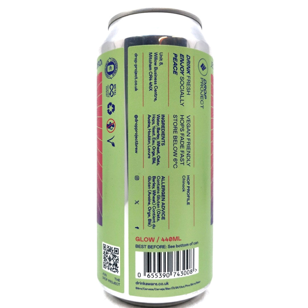 Drop Project Glow Dark Mild 4% (440ml can)-Hop Burns & Black