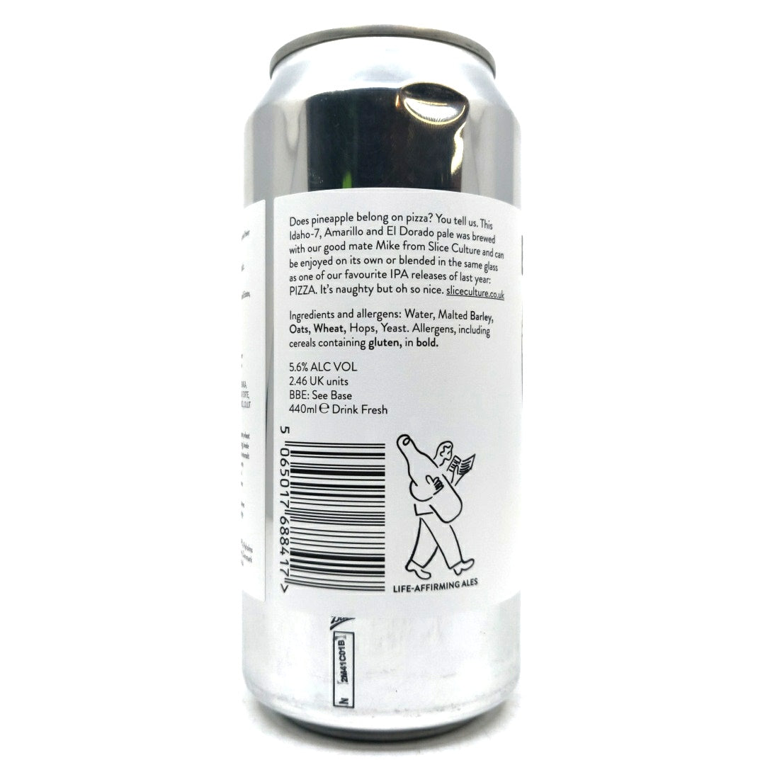 Beak Brewery x Slice Culture Pineapple DDH Pale Ale 5.6% (440ml can)-Hop Burns & Black