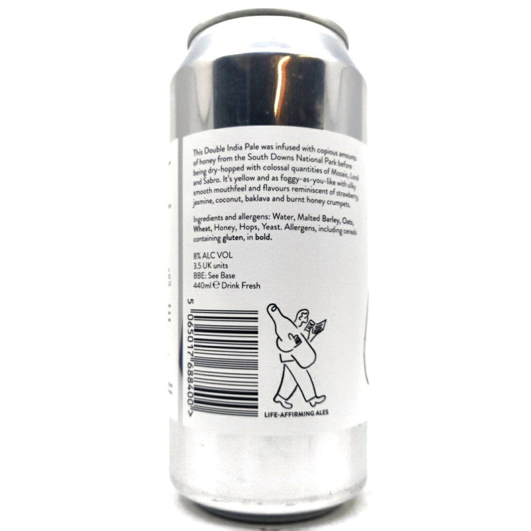 Beak Brewery Jelly Honey Double IPA 8% (440ml can)-Hop Burns & Black