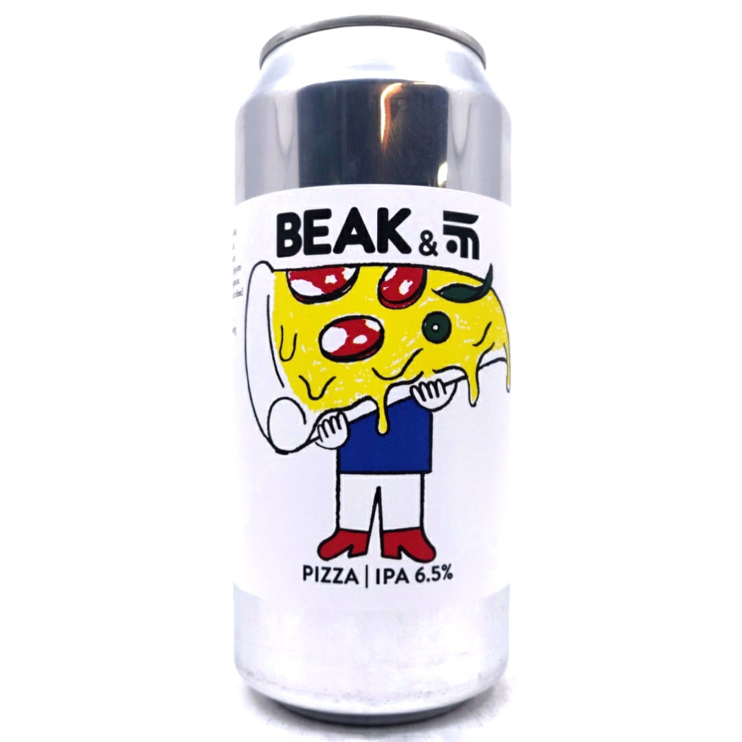Beak Brewery x Fast Fashion Pizza IPA 6.5 (440ml can) Hop Burns & Black