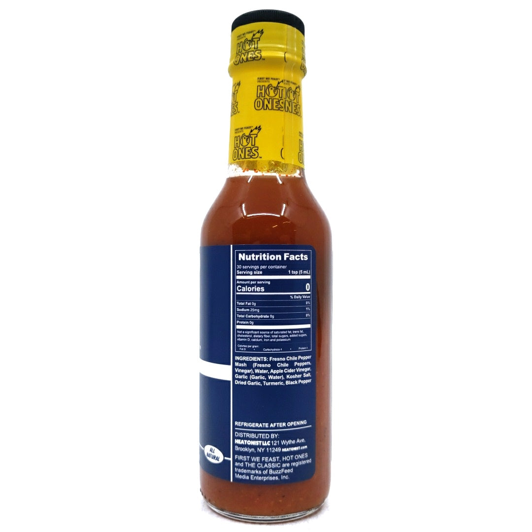 Hot Ones The Classic Garlic Fresno Hot Sauce (148ml)-Hop Burns & Black