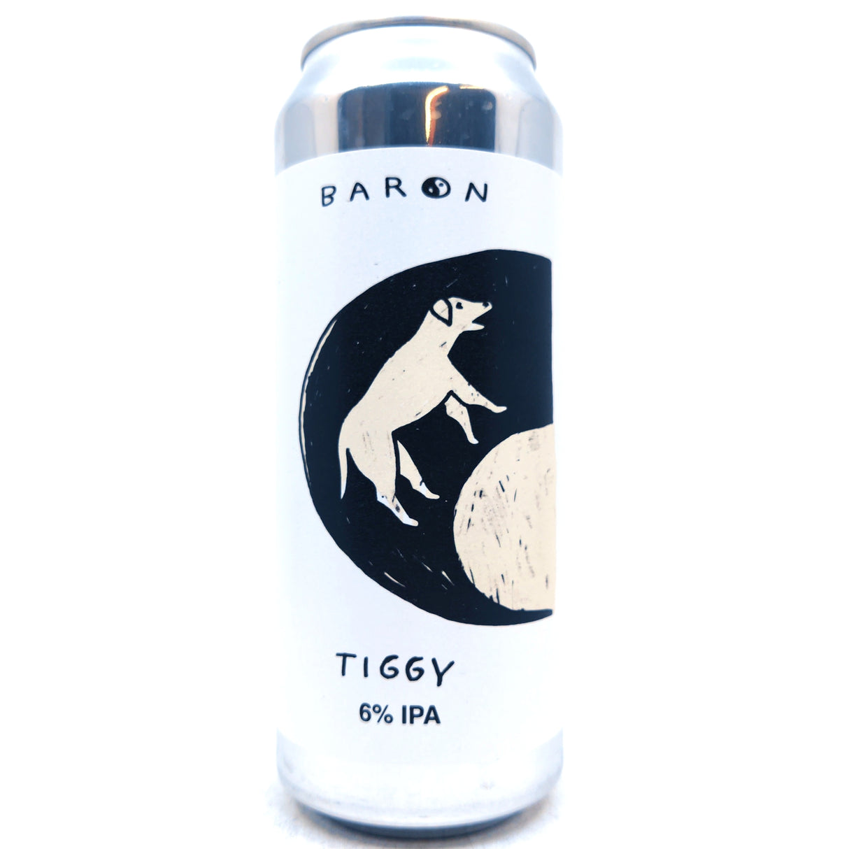 Baron Brewing Tiggy New England IPA 6% (500ml can)-Hop Burns & Black