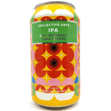 Collective Arts IPA (Non Alcoholic) 0.4% (355ml can)-Hop Burns & Black