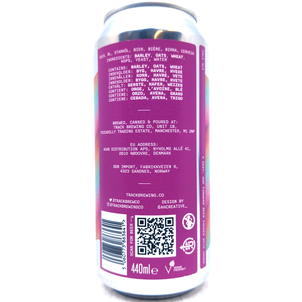 Track Reasons Why Pale Ale 5% (440ml can)-Hop Burns & Black