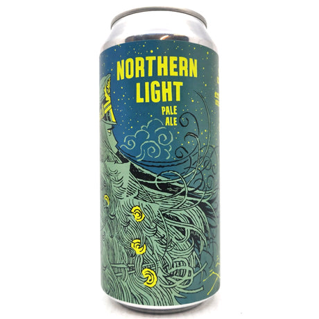 Burning Sky Northern Light Pale Ale 4.6% (440ml can)-Hop Burns & Black