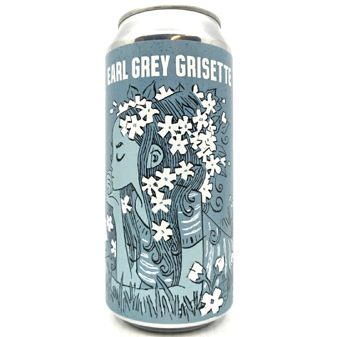 Burning Sky Earl Grey Grisette 3.4% (440ml can)-Hop Burns & Black