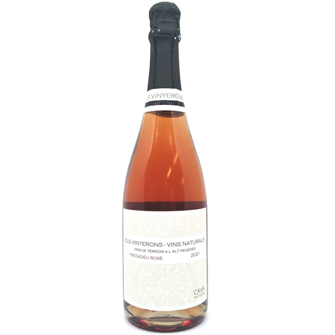 Els Vinyerons Pregadeu Cava Rosé 2021 11.5% (750ml)-Hop Burns & Black