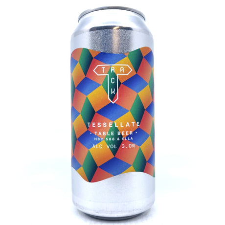 Track Tessellate Table Beer 3% (440ml can)-Hop Burns & Black