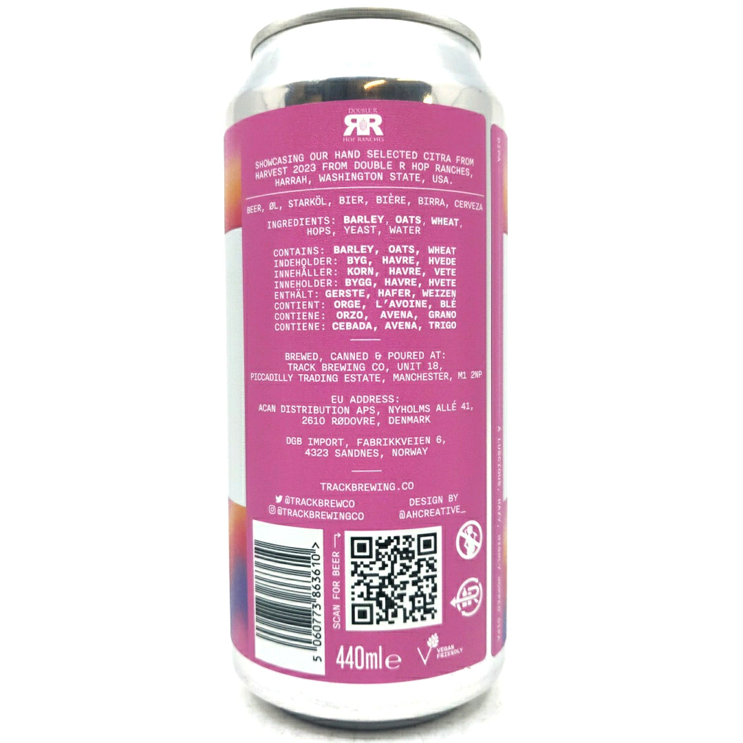 Track Glow Double IPA 8% (440ml can)-Hop Burns & Black