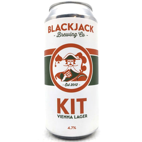 Blackjack Kit Vienna Lager 4.7% (440ml can)-Hop Burns & Black