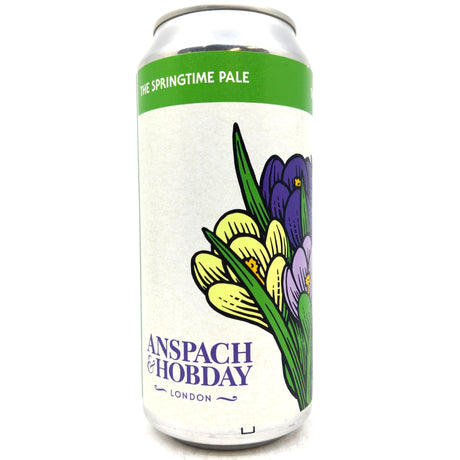 Anspach & Hobday Springtime Pale 4.5% (440ml can)-Hop Burns & Black