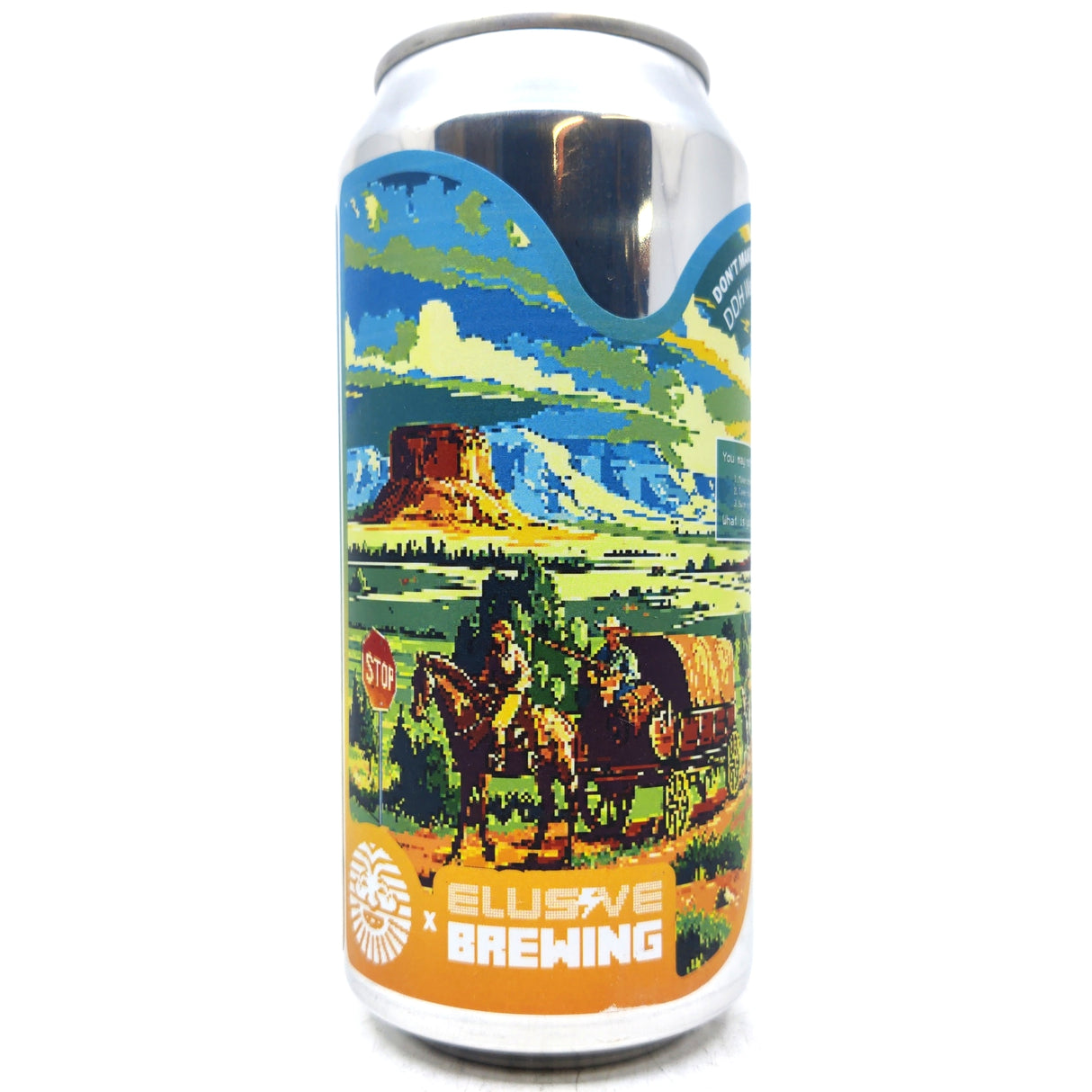 Sureshot x Elusive Don't Make Unnecessary Journeys West Coast IPA 6.7% (440ml can)-Hop Burns & Black