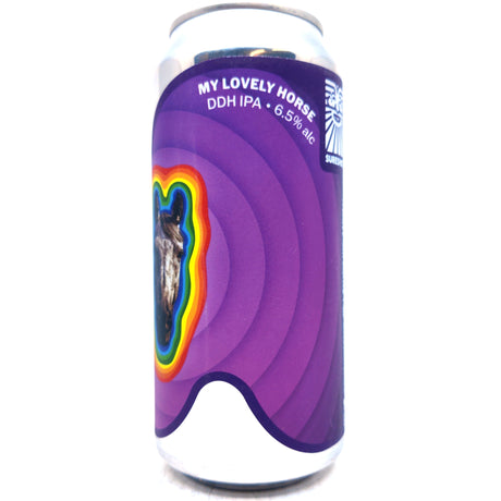 Sureshot My Lovely Horse DDH IPA 6.5% (440ml can)-Hop Burns & Black