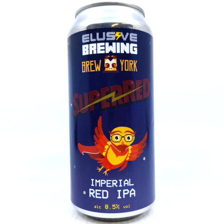 Elusive Brewing x Brew York x Beer O'Clock Show SuperRed Imperial Red Ale 8.5% (440ml can)-Hop Burns & Black