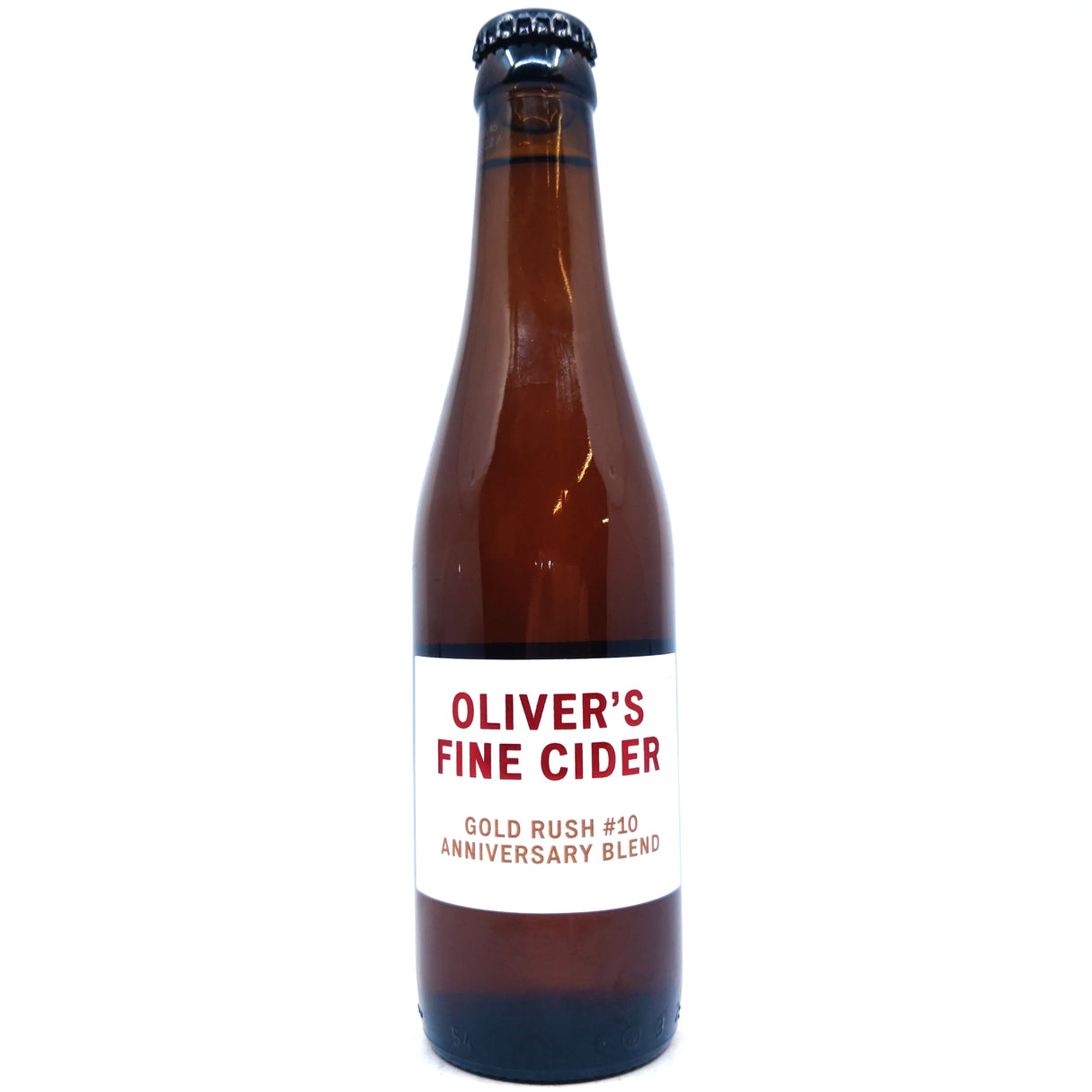 Oliver's Fine Cider Gold Rush #10 Anniversary Blend 6.5% (330ml)-Hop Burns & Black