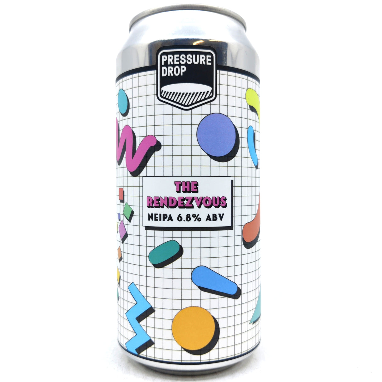 Pressure Drop x Gamma Brewing The Rendezvous IPA 6.8% (440ml can)-Hop Burns & Black