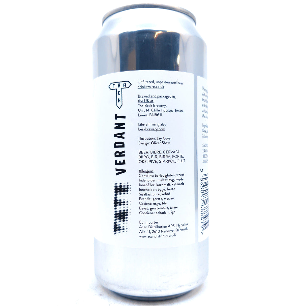 Beak Brewery x Track x Verdant Biblio Pale Ale 5.6% (440ml can)-Hop Burns & Black