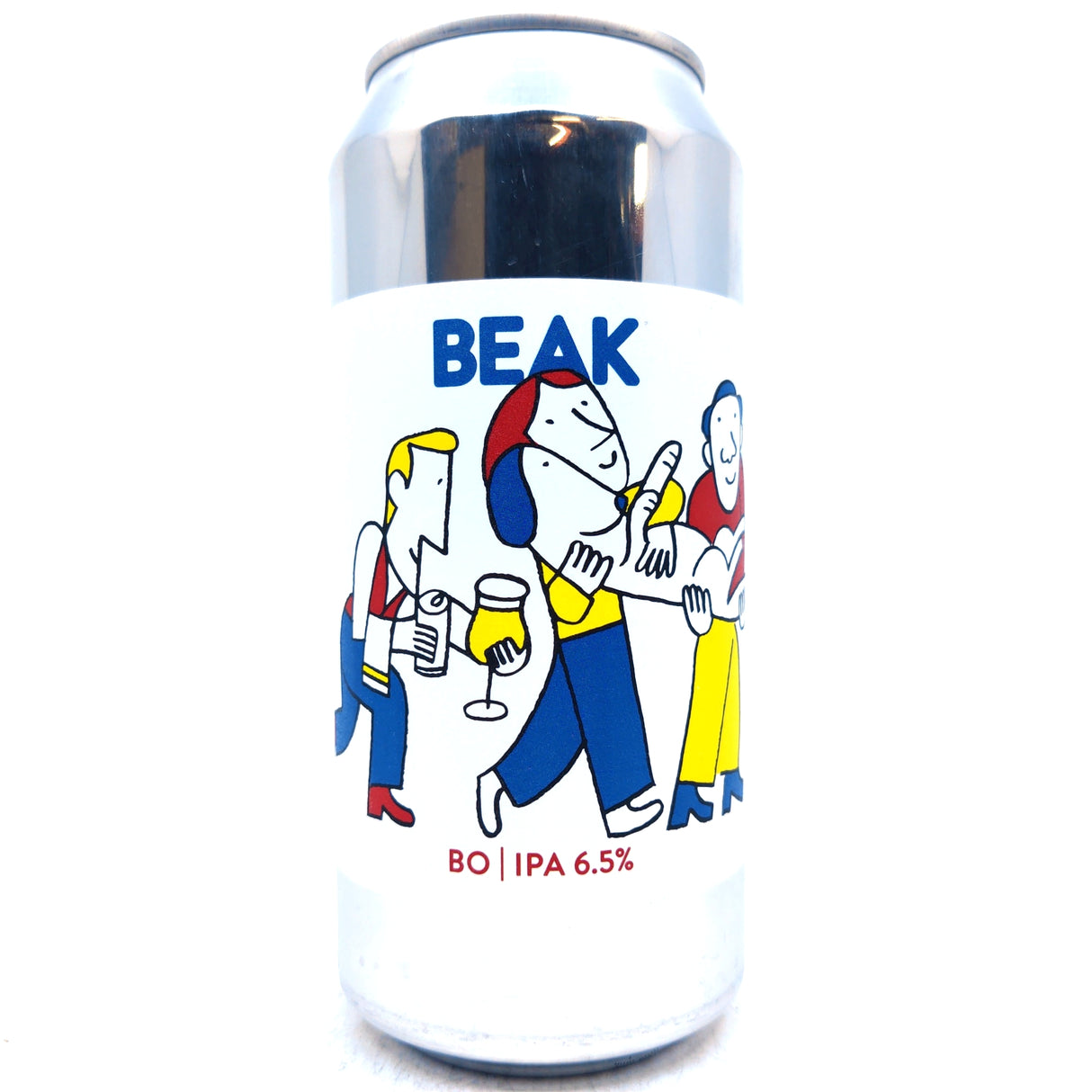 Beak Brewery Bo IPA 6.5% (440ml can)-Hop Burns & Black