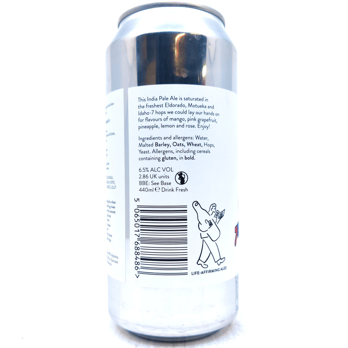 Beak Brewery Bo IPA 6.5% (440ml can)-Hop Burns & Black