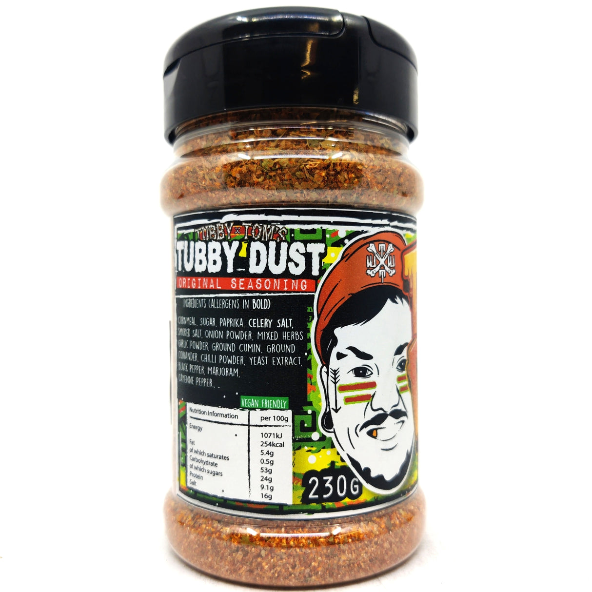 Tubby Tom's Tubby Dust Original Seasoning (200g)-Hop Burns & Black