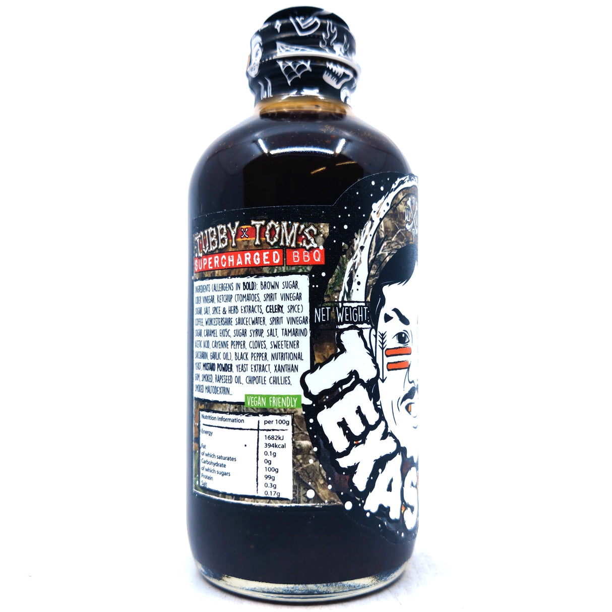 Tubby Tom's Texas Drip Supercharged BBQ Sauce (300g)-Hop Burns & Black