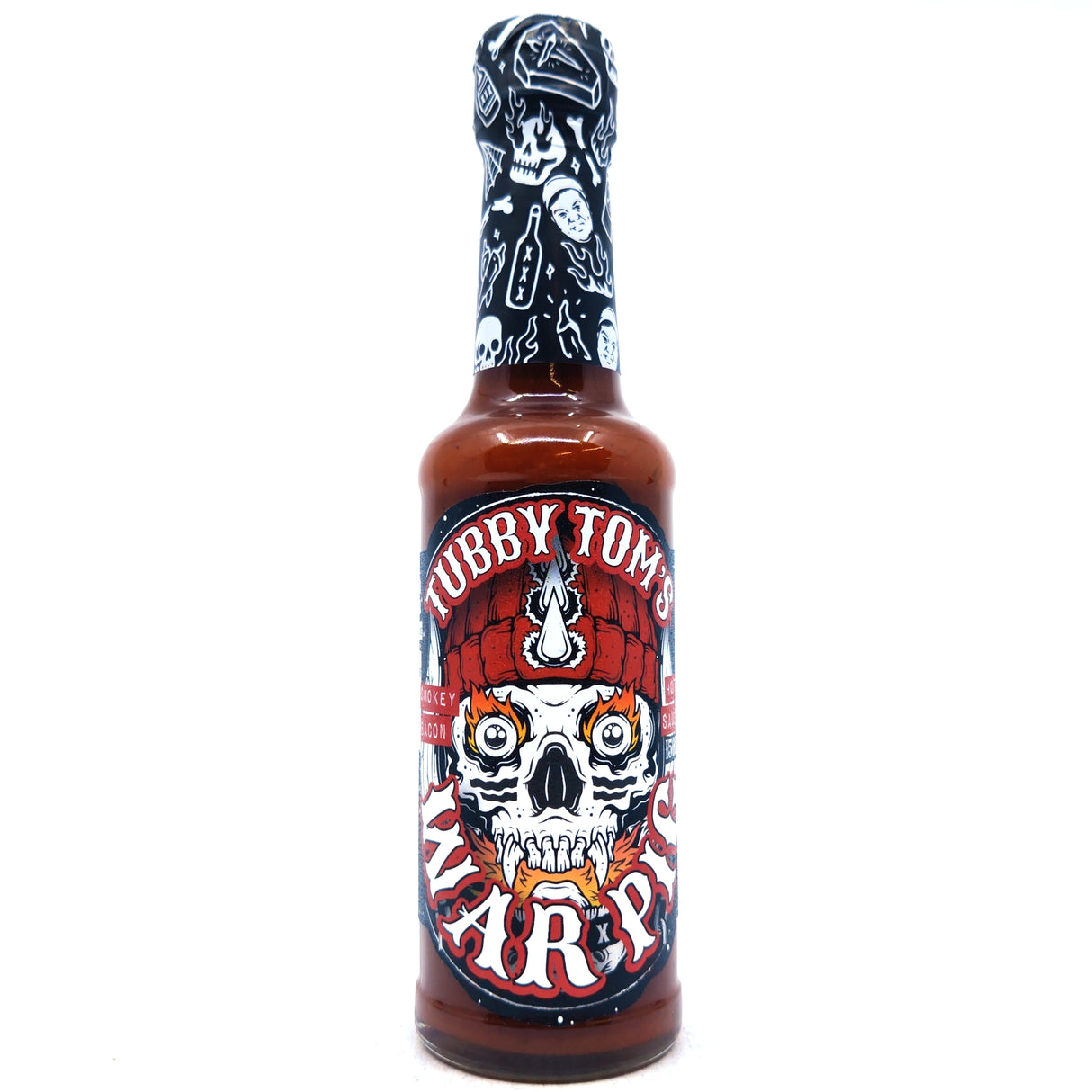 Tubby Tom's War Pig Smokey Bacon Hot Sauce (150g)-Hop Burns & Black