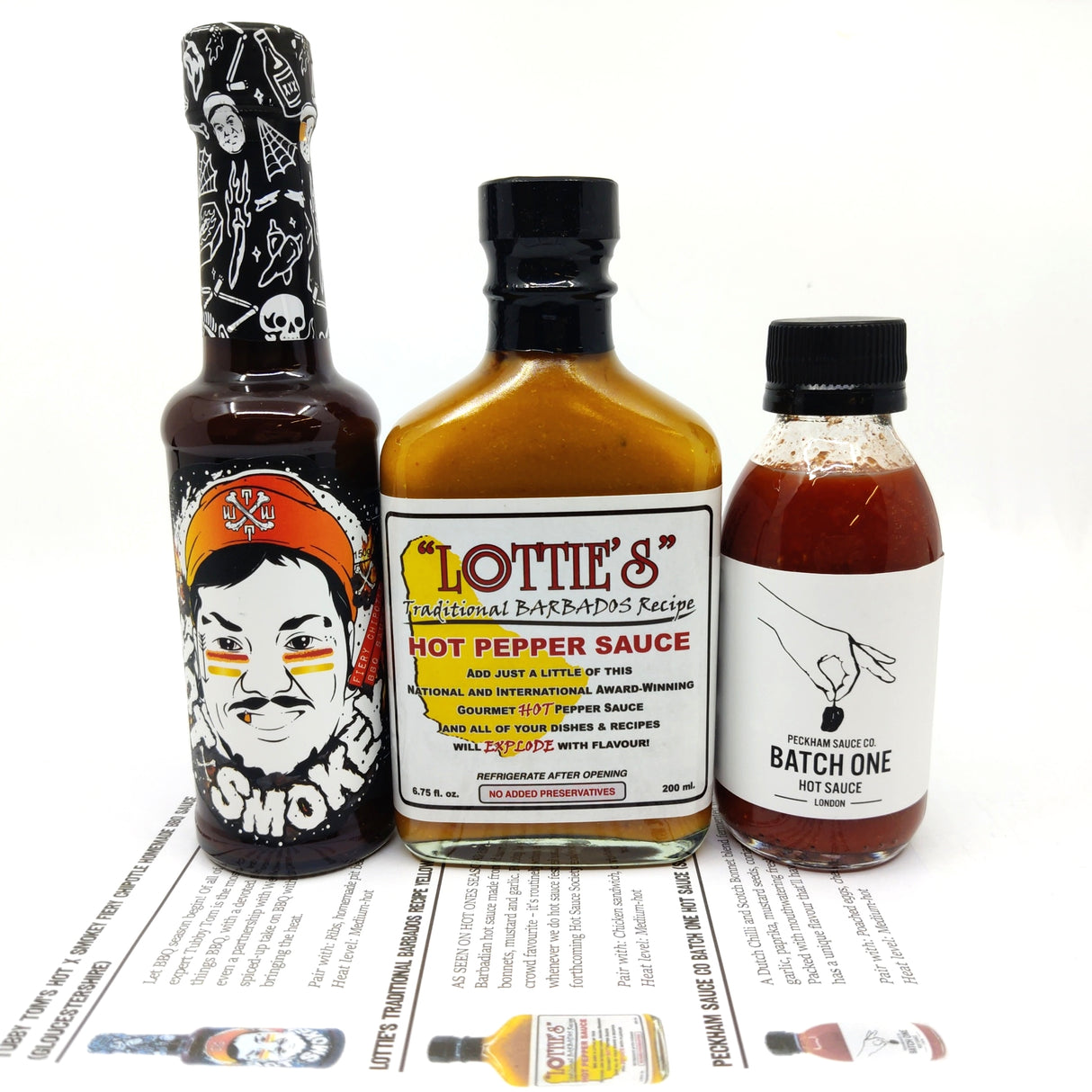 6 month quarterly (2 boxes) pre-paid - Burns Box GIFT hot sauce subscription-Hop Burns & Black