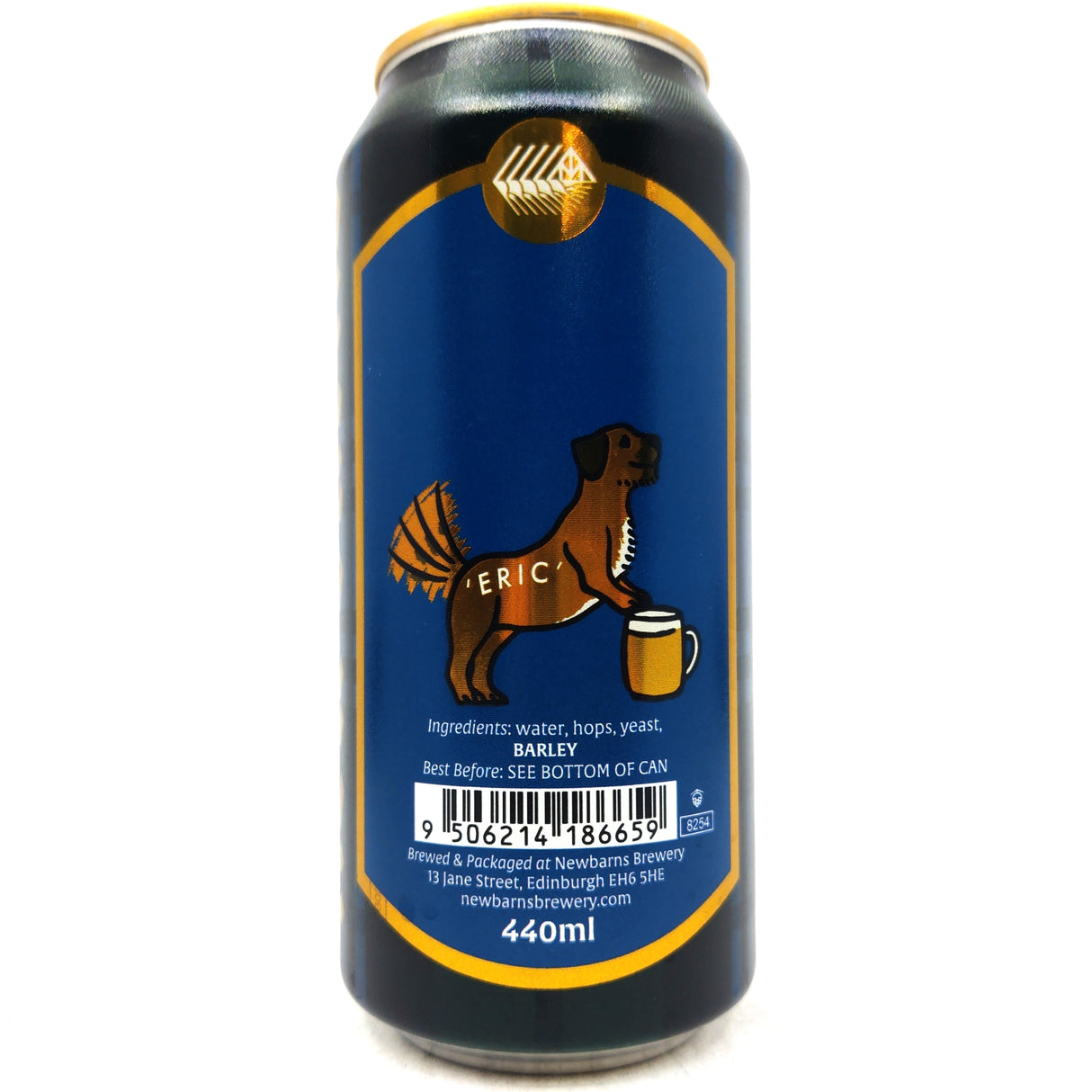 Newbarns Eric IPA 5.5% (440ml can)-Hop Burns & Black