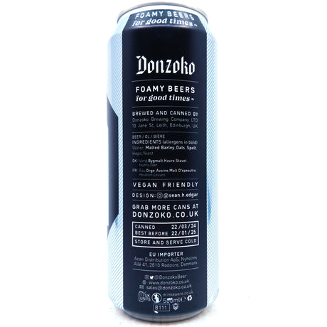 Donzoko Leithzig Classic Gose 3.5% (500ml can)-Hop Burns & Black
