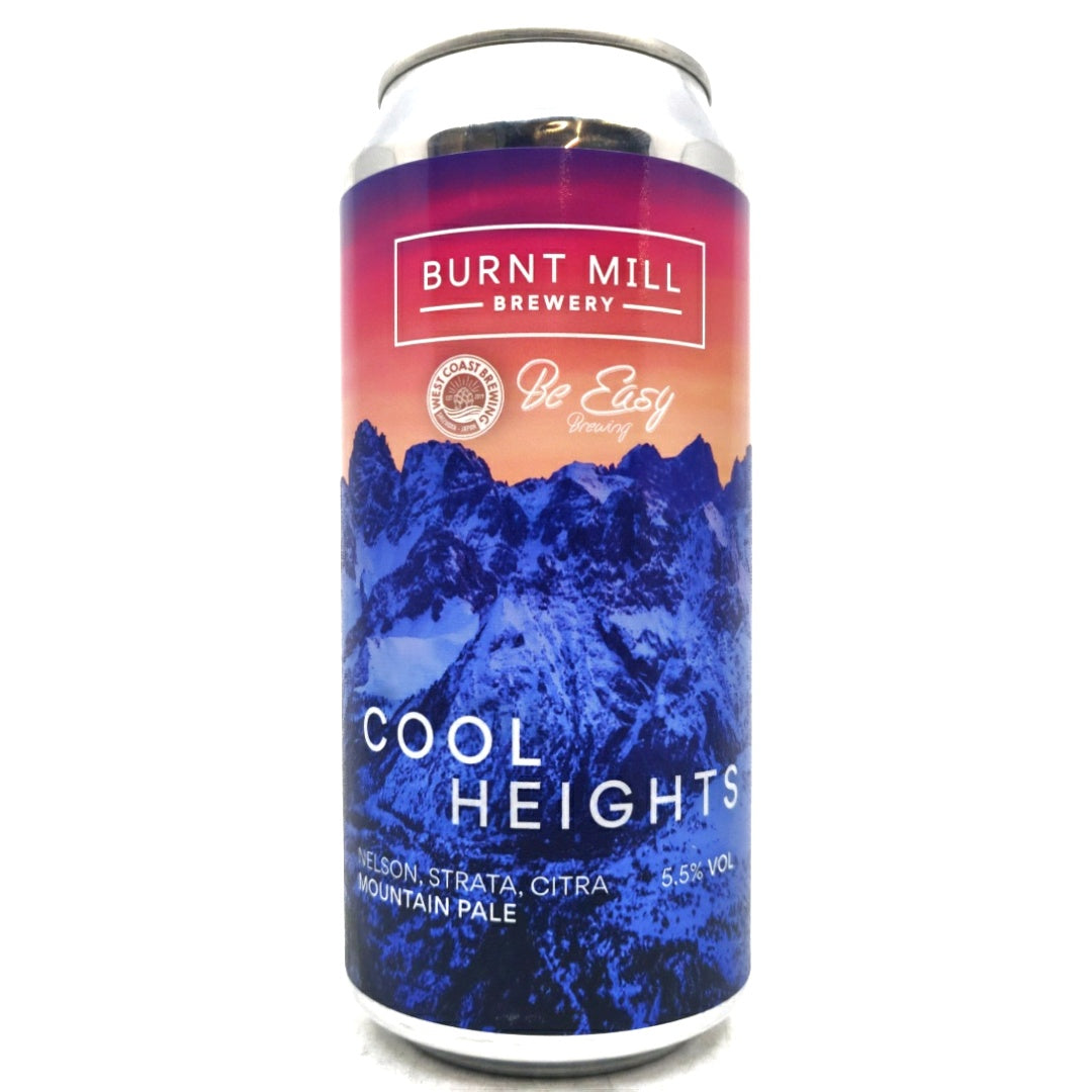 Burnt Mill Cool Heights Mountain Pale Ale 5.5% (440ml can)-Hop Burns & Black