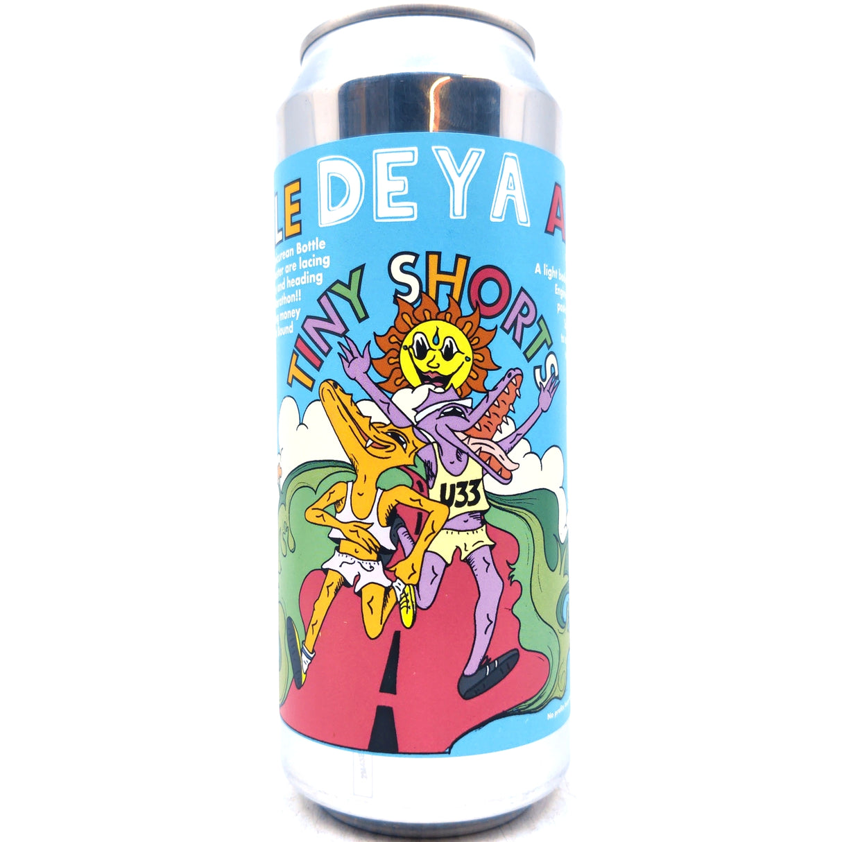 DEYA Tiny Shorts Pale Ale 3.4% (500ml can)-Hop Burns & Black