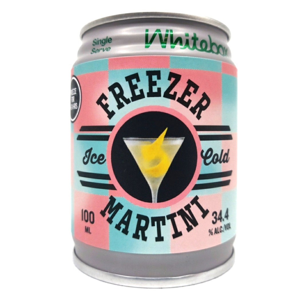 Whitebox Freezer Martini 34.4% (100ml can)-Hop Burns & Black