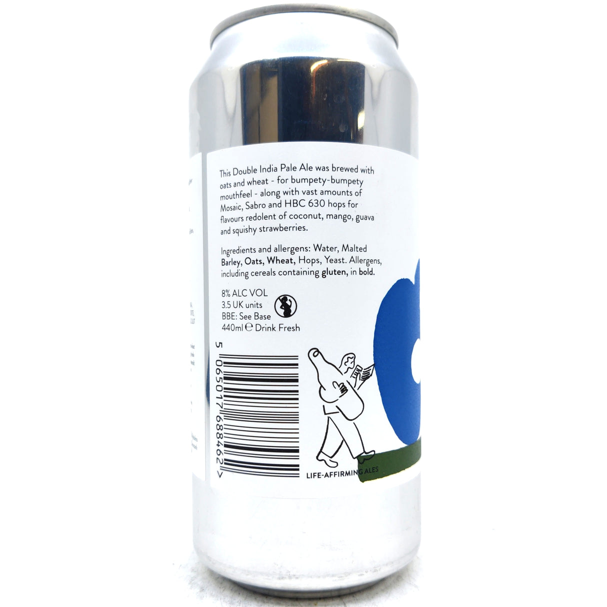 Beak Brewery More Double IPA 8% (440ml can)-Hop Burns & Black