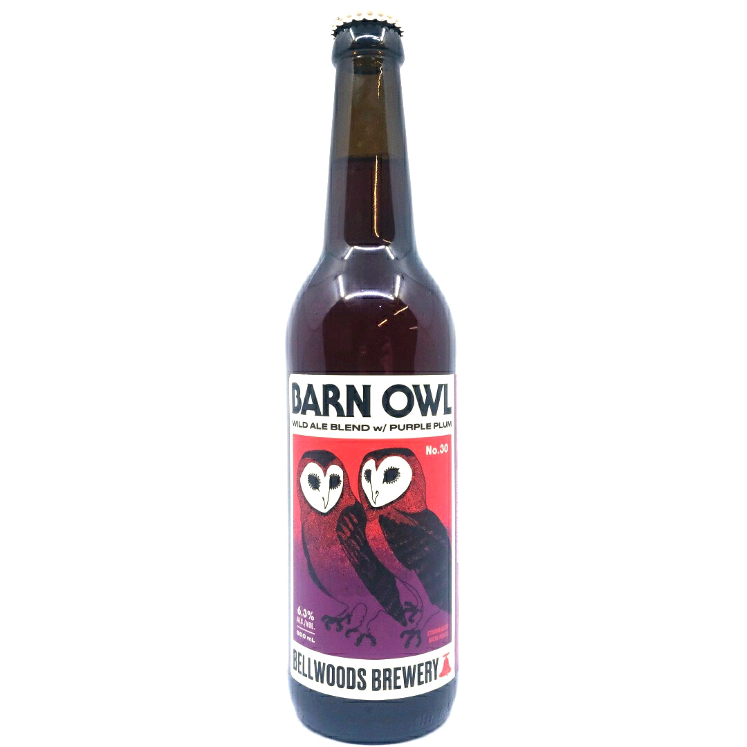 Bellwoods Barn Owl No. 30 Wild Ale & Purple Plum 6.3% (500ml)-Hop Burns & Black