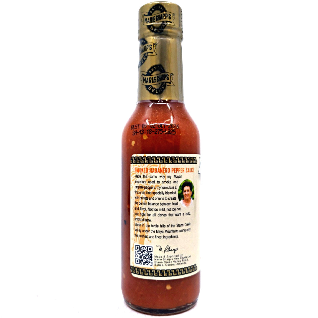 Marie Sharp's Smoked Habanero Pepper Sauce (148ml)-Hop Burns & Black
