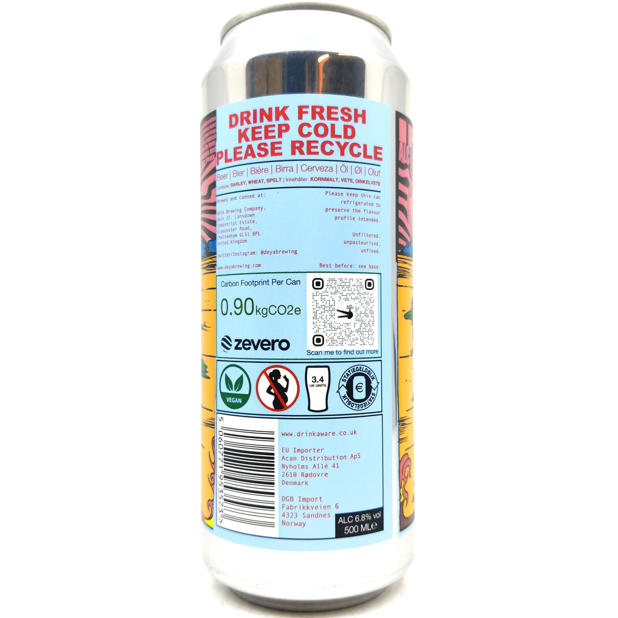 DEYA To Some Extent IPA 6.8% (500ml can)-Hop Burns & Black