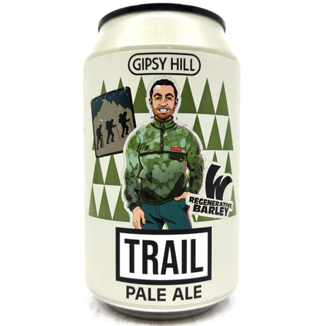 Gipsy Hill Trail Pale Ale 4% (330ml can)-Hop Burns & Black