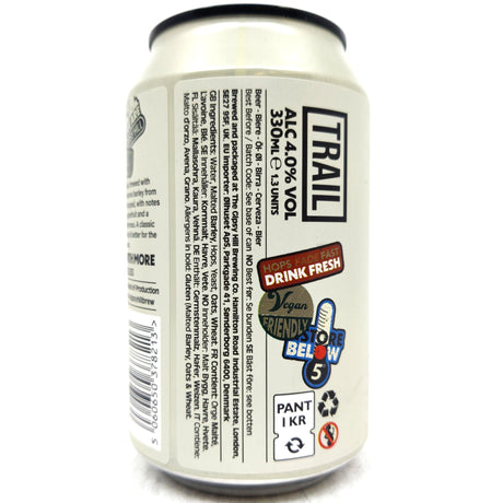 Gipsy Hill Trail Pale Ale 4% (330ml can)-Hop Burns & Black