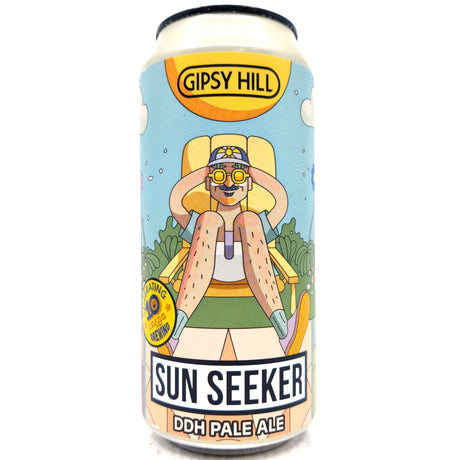 Gipsy Hill Sun Seeker DDH Pale Ale 5.5% (440ml can)-Hop Burns & Black