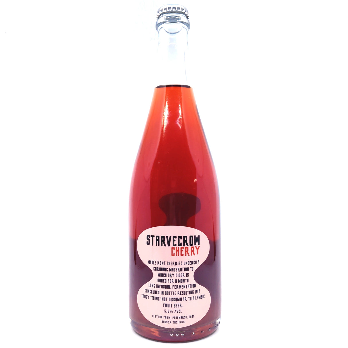 Starvecrow / Tillingham Cherry Carbo 2021 5.5% (750ml)-Hop Burns & Black