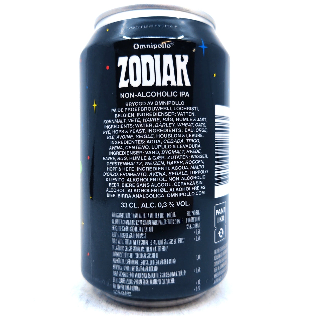 Omnipollo Zodiak Non-Alcoholic IPA 0.3% (330ml can)-Hop Burns & Black