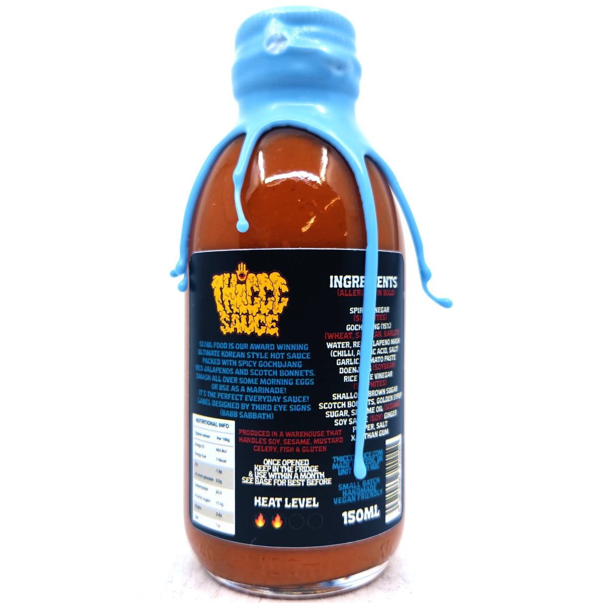 Thiccc Sauce Seoul Food Korean Hot Sauce (150ml)-Hop Burns & Black