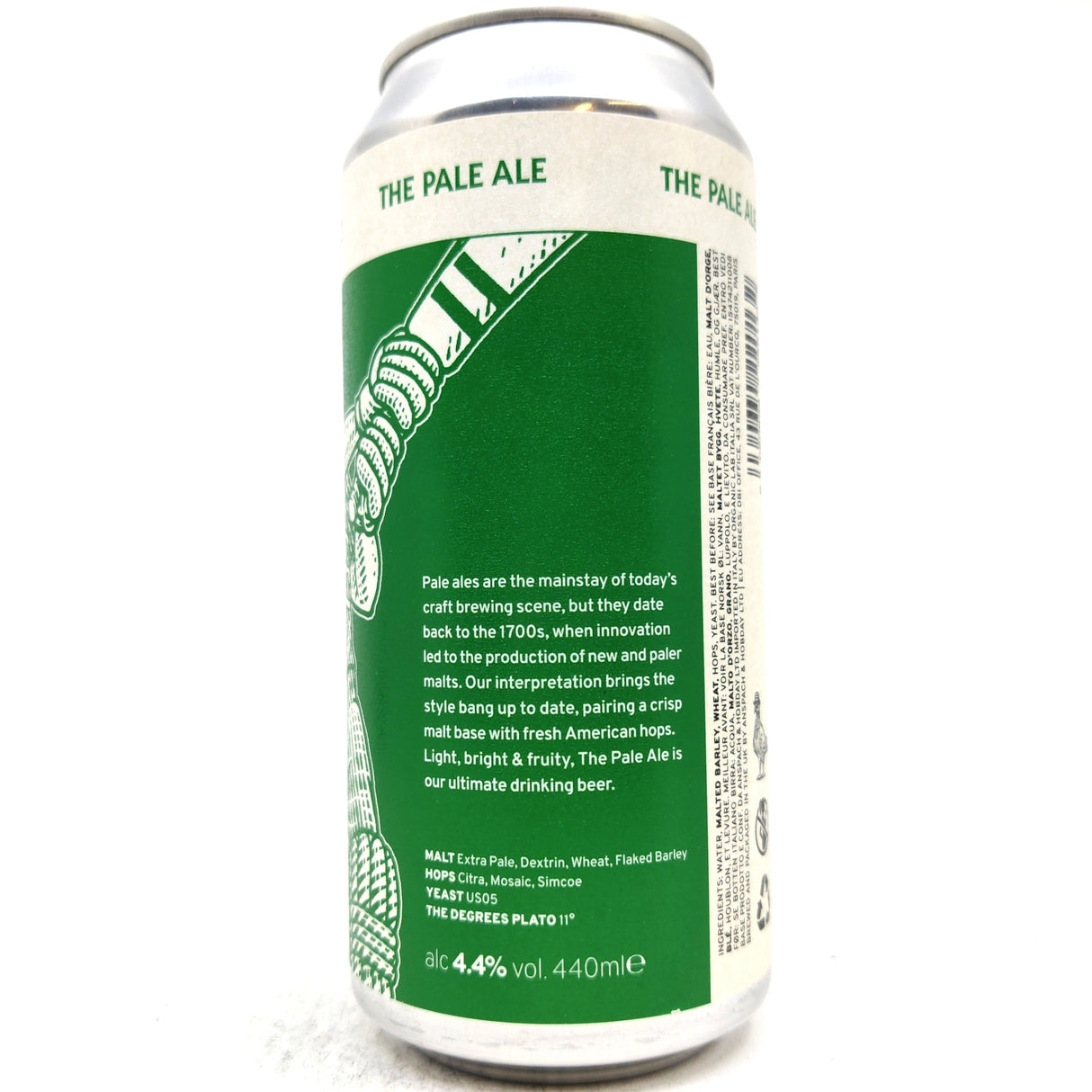 Anspach & Hobday The Pale Ale 4.4% (440ml can)-Hop Burns & Black