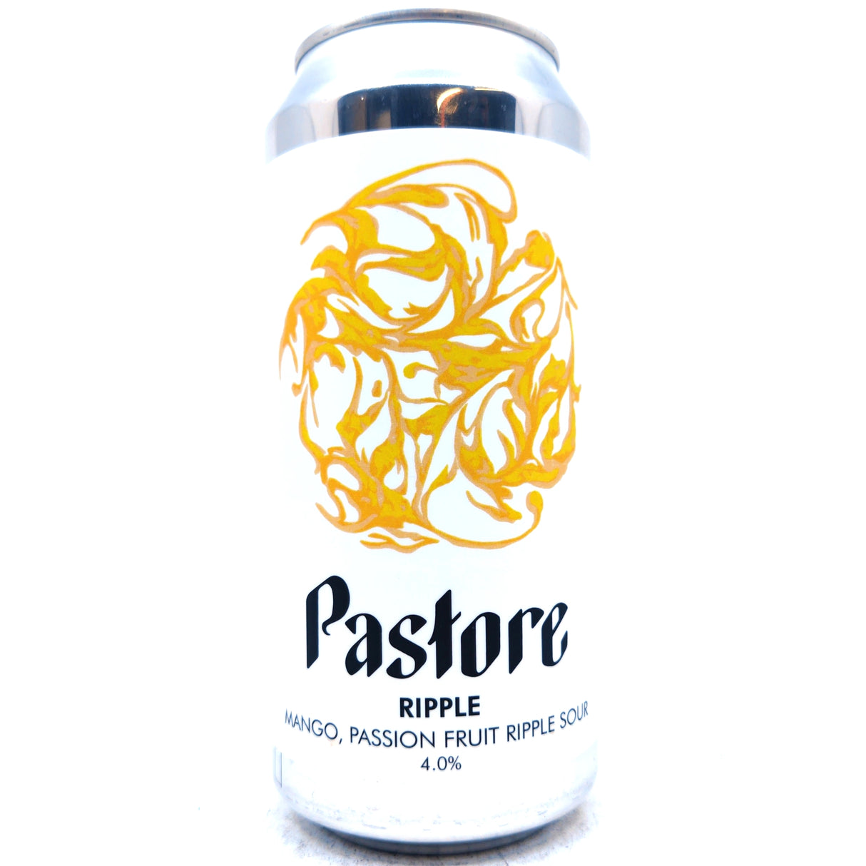 Pastore Mango & Passionfruit Ripple Sour 4% (440ml can)-Hop Burns & Black