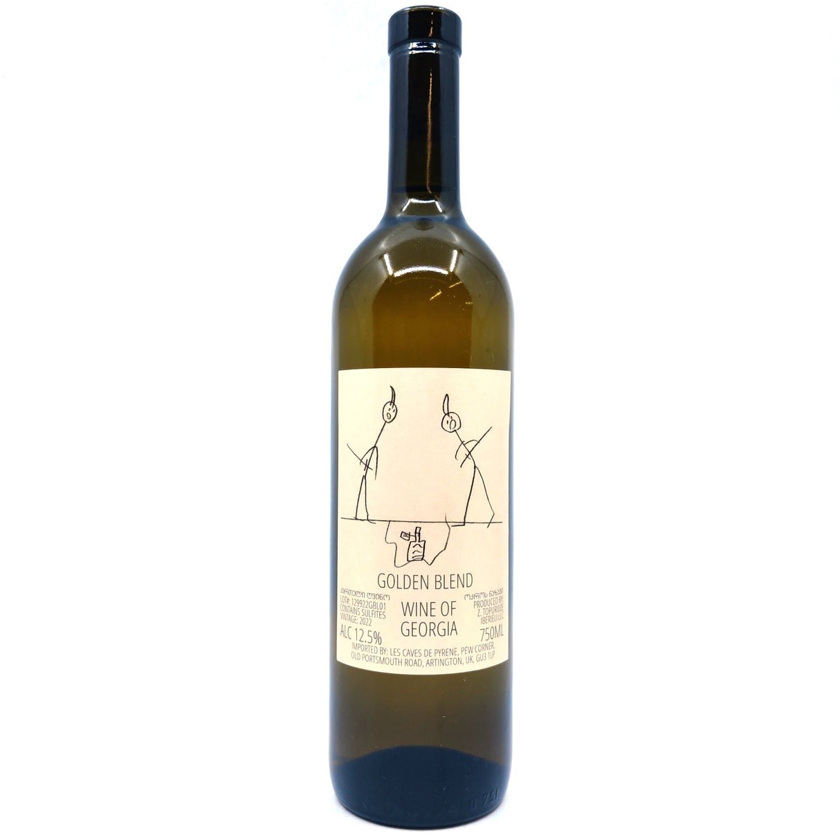 Zurab Topuridze Guria Golden Blend 2022 12% (750ml)-Hop Burns & Black